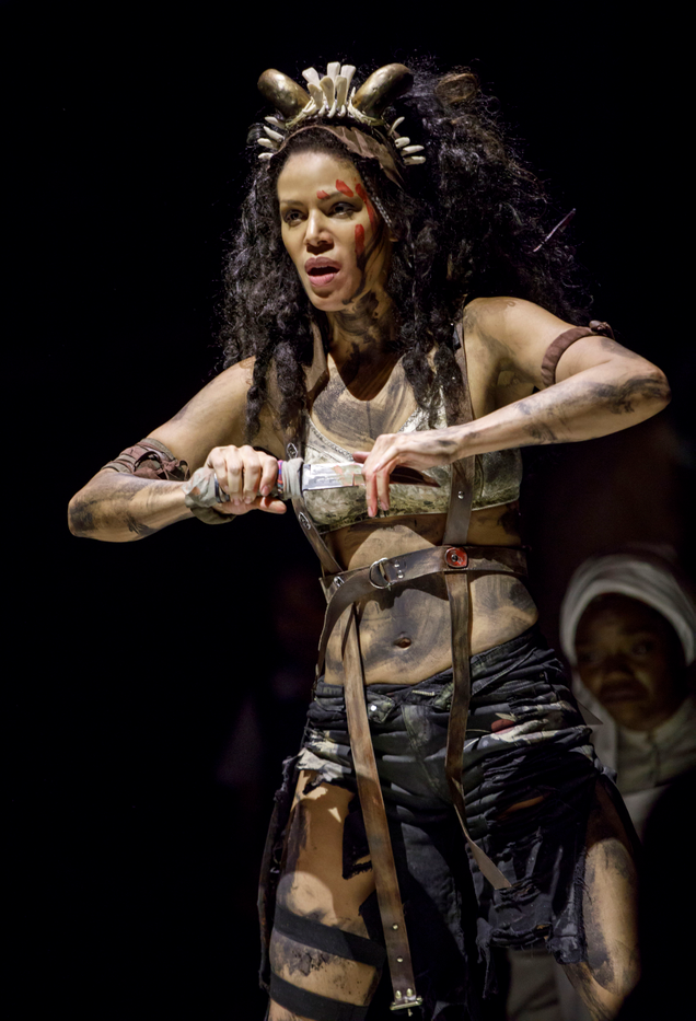 Merle Dandridge as Papa Ge in Once on This island (Boneau/Bryan-Brown)